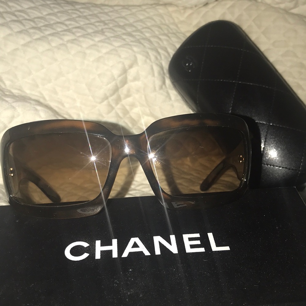 Chanel Sunglasses Tortoise Shell